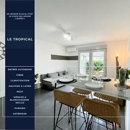 Le Tropical - Clim - Terrasse - Parking - Spacieux Mont de Marsan Exterior foto